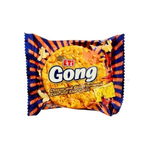 Eti Gong Cheese And Chili Flavoured Corn And Rice Cakes 34g