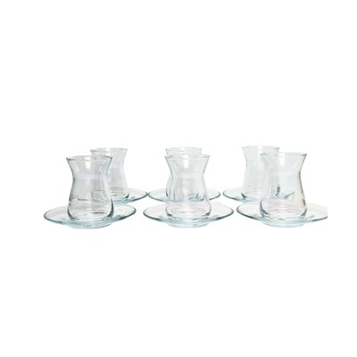 Tea Glasses With Plates