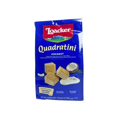 Loacker Quadratini Coconut Flakes 125g