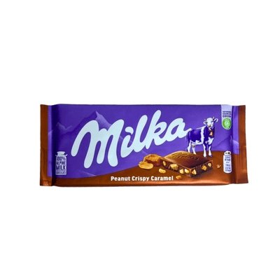Milka Peanut Crispy Caramel 90g