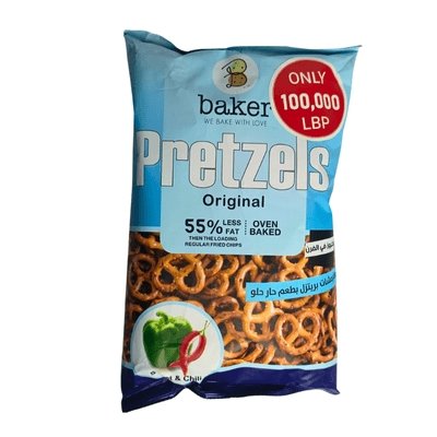 Baker Pretzels 55% Less Fat Sweet & Chili 250g